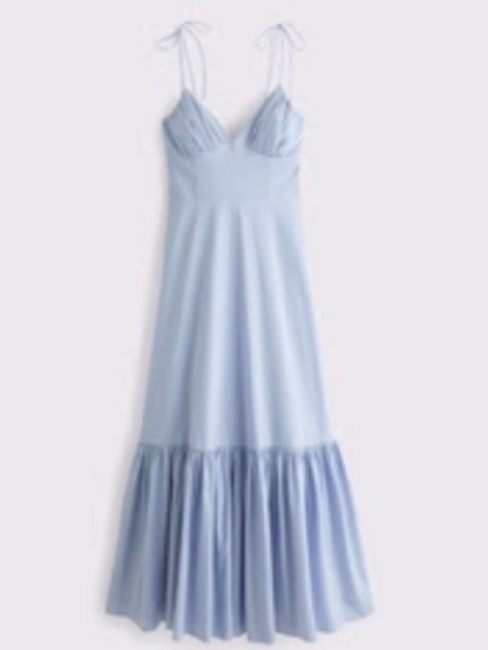 Petite Women's Tie-Strap Tiered Maxi Dress SKU: 661535539
